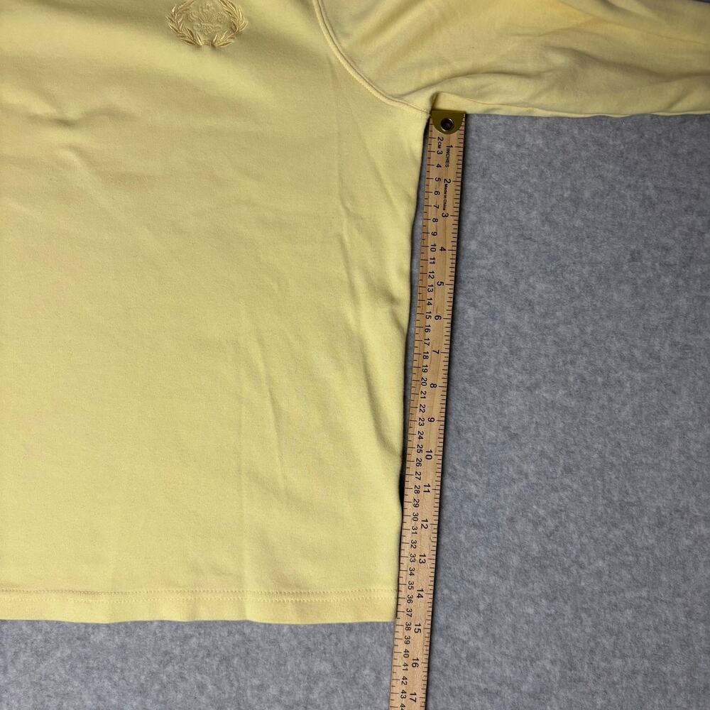 Blair Women's Essential Knit Long Sleeve Mock Neck Light Yellow - Size M - Picture 5 of 7